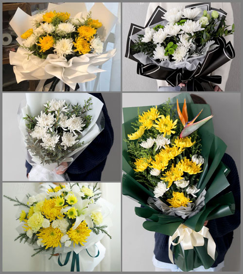 福建漳州平和县山格镇白楼村白事花束代送